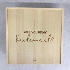 Something Blue Wedding Bridesmaid Proposal Box THE PARLOUR