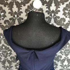 Something Blue Alex Evenings Women Formal Poly Spandex Navy Size 8P