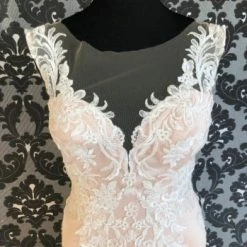 Something Blue WEDDING DRESSES Casablanca 2382 KARLEE Women's Wedding Dress Lace Blush/ivory 9 Something Blue WEDDING DRESSES Casablanca 2382 KARLEE Women's Wedding Dress Lace Blush/ivory