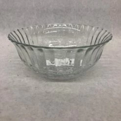 Something Blue KIG Indonesia Bowl Crystal Clear Size 8"x3" Bowl GLASSWARE DECOR