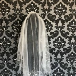 Something Blue Veil Size Finger Tip Tulle Ivory Cut VEILS