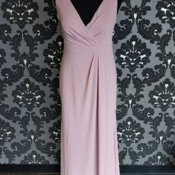 Something Blue David's Bridal Formal Size 14 Poly Spandex Mauve