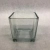 Something Blue Vase Glass Celery Size 3.5"x3.5"x3.25" VASES DECOR