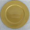 Something Blue Chargers Size 13" Plastic Gold RENTAL