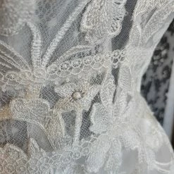 Something Blue Wilderly Bride F142 Wedding Dress Tulle/Lace Ivory Size 10 WEDDING DRESSES