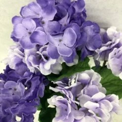 Something Blue Ashland Hydrangea Floral Purples Size 17.5" FLORAL