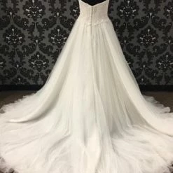 Something Blue Wedding Martina Liana Women's Wedding Dress Beaded/Tulle Ivory Size 14