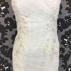 Size 14 Ivory Jasmine Lace/Tulle Strapless Dropwaist Sweetheart WEDDING DRESSES