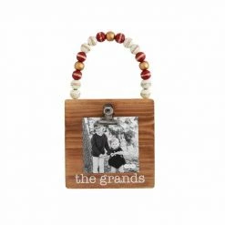 Something Blue Wedding Mudpie Ornament Wood 4" X 4" #1 Teacher THE PARLOUR