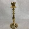 Something Blue DECOR Taper Candle Holder Size 13" Metal Gold CANDLES
