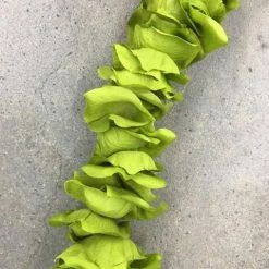 Something Blue Wedding Garland Rose Petals Fabric Green 35 " DECOR