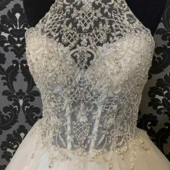 Something Blue Mori Lee ML8202 Kali Wedding Dress Organza/Beaded Ivory Size 8 WEDDING DRESSES