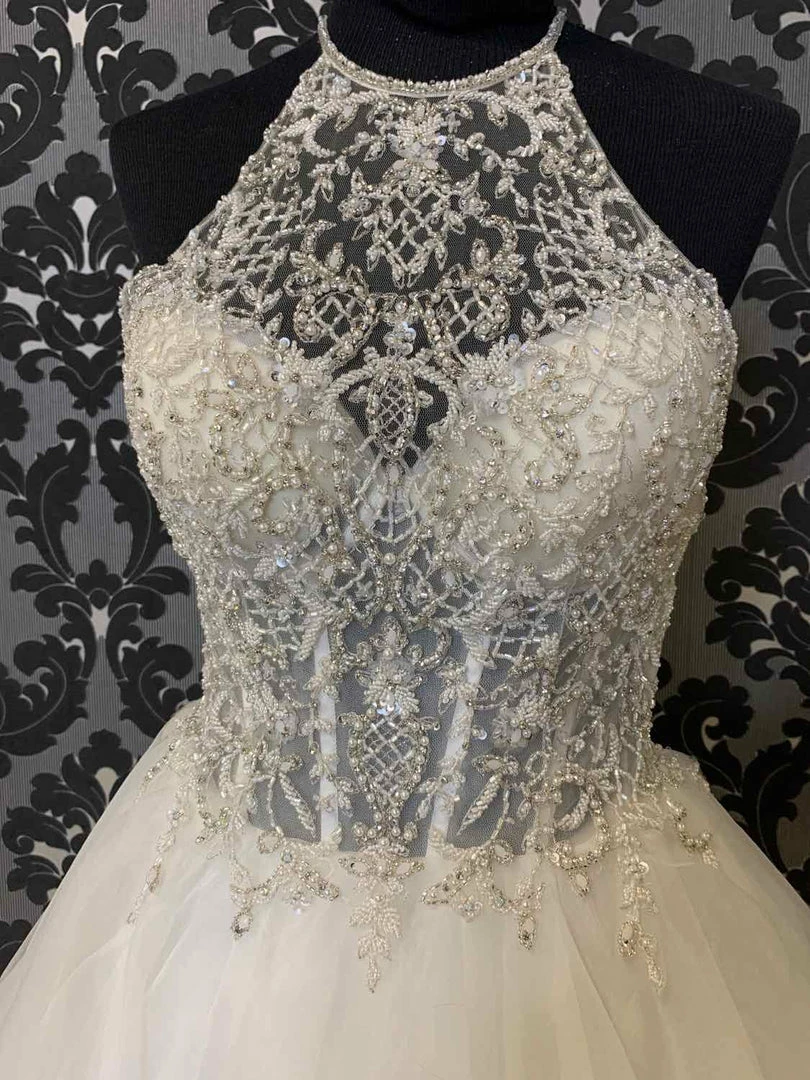 Something Blue Mori Lee ML8202 Kali Wedding Dress Organza/Beaded Ivory Size 8 WEDDING DRESSES 4 Something Blue Mori Lee ML8202 Kali Wedding Dress Organza/Beaded Ivory Size 8 WEDDING DRESSES