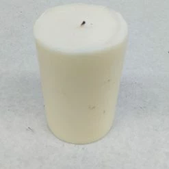 Something Blue Pillar Candle Wax Ivory Size 4"-4.5" CANDLES