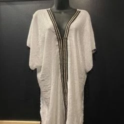 Something Blue Wedding THE PARLOUR LOF Cover Up White/Black Apparel