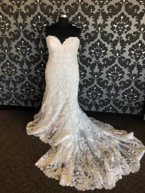 Something Blue WEDDING DRESSES Essense Of Australia Women's Wedding Dress Lace Ivory/Champagne 3 Something Blue WEDDING DRESSES Essense Of Australia Women's Wedding Dress Lace Ivory/Champagne