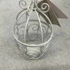 Something Blue Studio Decor Birdcage Metal Ivory Size 6" LANTERNS/BIRDCAGES