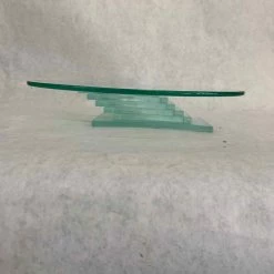 Something Blue Cake Stand Size 11" Glass Clear Glass RENTAL NEW ARRIVALS
