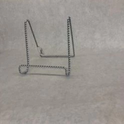 Something Blue Easel Size 5.5" Twisted Metal Silver SIGNS DECOR