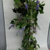 Something Blue Wreath Size 30" Floral Green/Purple FLORAL DECOR