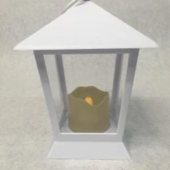 Something Blue Wedding Lantern Size 6.5"x4.5" LED White LANTERNS/BIRDCAGES