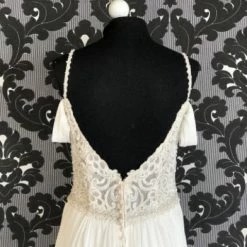 Something Blue Madison James Mj453 Women's Wedding Dress Chiffon/Lace Size 12