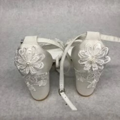 Something Blue NEW ARRIVALS Annaili Heels Lace White Size 6 SHOES