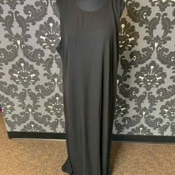 Something Blue Miss Cristina Women's Formal Chiffon W/ Shawl Black Size 2XL