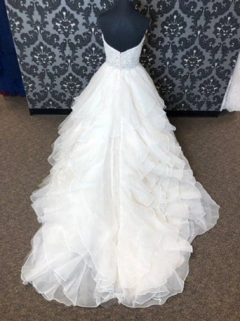 Something Blue WEDDING DRESSES Mori Lee ML2815 Wedding Dress Chiffon/Beaded Light Gold Size 10 5 Something Blue WEDDING DRESSES Mori Lee ML2815 Wedding Dress Chiffon/Beaded Light Gold Size 10