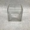 Something Blue DECOR Vase Glass Clear Size 5"x5"x5" Square VASES