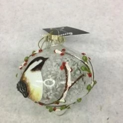 Something Blue Wedding Ornament Glass Multi Size 4" CENTERPIECES DECOR