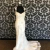 Something Blue WEDDING DRESSES Size 8 Ivory Maggie Sottero Lace Sheath