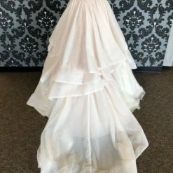 Something Blue Size 10 Champagne Martina Liana Tulle Skirt WEDDING DRESSES