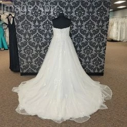 Something Blue Stella York 6690CRZP Wedding Dress Sequin/Lace Ivory AS IS PINHOLES WEDDING DRESSES