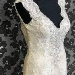 Something Blue Kenneth Winston KANDACE 1621 Women's Wedding Dress Lace Ivory Size 12 9 Something Blue Kenneth Winston KANDACE 1621 Women's Wedding Dress Lace Ivory Size 12