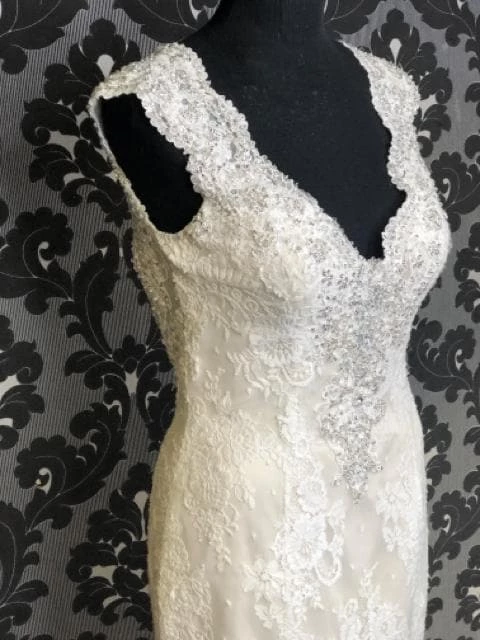 Something Blue Kenneth Winston KANDACE 1621 Women's Wedding Dress Lace Ivory Size 12 5 Something Blue Kenneth Winston KANDACE 1621 Women's Wedding Dress Lace Ivory Size 12