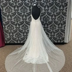 Something Blue Allure Romance 3168 Women's Wedding Dress Lace/Tulle Nude/Ivory WEDDING DRESSES