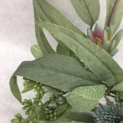 Something Blue DECOR Wreath Flowers/Greenery Blue/Purple/Green Size 16