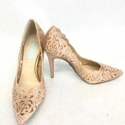 Something Blue Betsey Johnson SB-Elsa Blush/Rose Gold Size 9 Heels NEW ARRIVALS