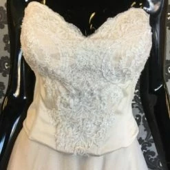 Something Blue Wedding Champagne Size 10 WEDDING DRESSES