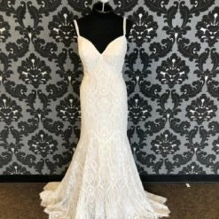 Something Blue Disney D265 "Pocahontas" Size 12 Ivory Lace Fit & Flare WEDDING DRESSES
