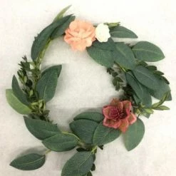 Something Blue Sola Flowers Wreath Floral/Greenery Green/Blue/Orange/Blush/Burgundy FLORAL
