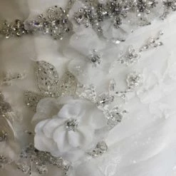 Something Blue Wedding WEDDING DRESSES KittyChen Couture Wedding Dress Lace/Tulle Ivory 12