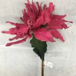 Something Blue Wedding DECOR Poinsettias Glitter Magenta Size 3ct FLORAL