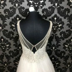 Something Blue WEDDING DRESSES Essense Of Australia D2409 Women's Wedding Dress Beaded/Tulle