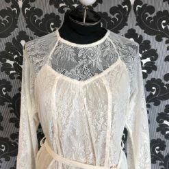 Something Blue Mia Joy Size Large Ivory Lace With Nude Lining