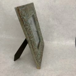 Something Blue Frame Size 9.5"x11.5" Wood Teal/Brown SIGNS DECOR