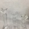 Something Blue Wedding Shannon Crystal Pillar Candle Crystal Clear Size 3pc CANDLES