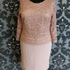 Something Blue Miss Cristina 2954 Formal Lace/ Poly Spandex Blush Size 3XL FORMAL/MOTHER'S DRESSES