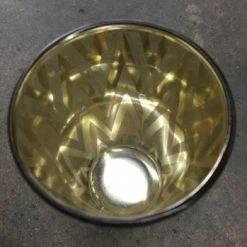 Something Blue Wedding DECOR Votive Holder Glass Gold Size 4.25" CANDLES